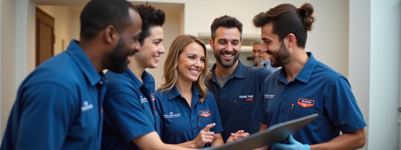 Tejas Tune कर्मचारी ग्राहक से बात कर रहे हैं